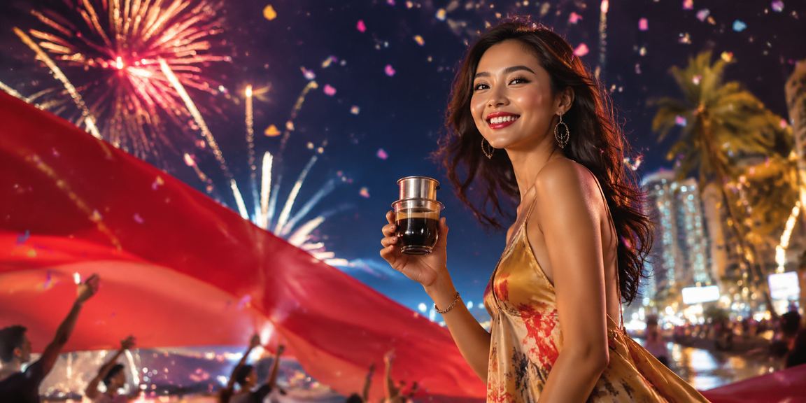 Khung cảnh thưởng thức cà phê tại Côn Đảo với phong cách hiện đại an toàn và bảo mật